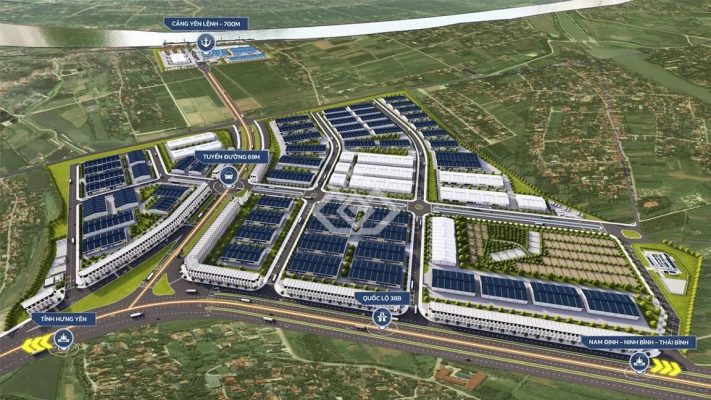 Hình ảnh tổng quan Cụm Công nghiệp Yên Lệnh - một trong những điểm sáng thu hút đầu tư tại Hà Nam