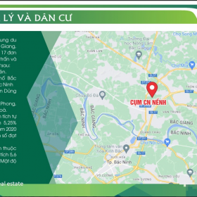 Cụm công nghiệp Nếnh vị trí đẹp, pháp lý rõ ràng