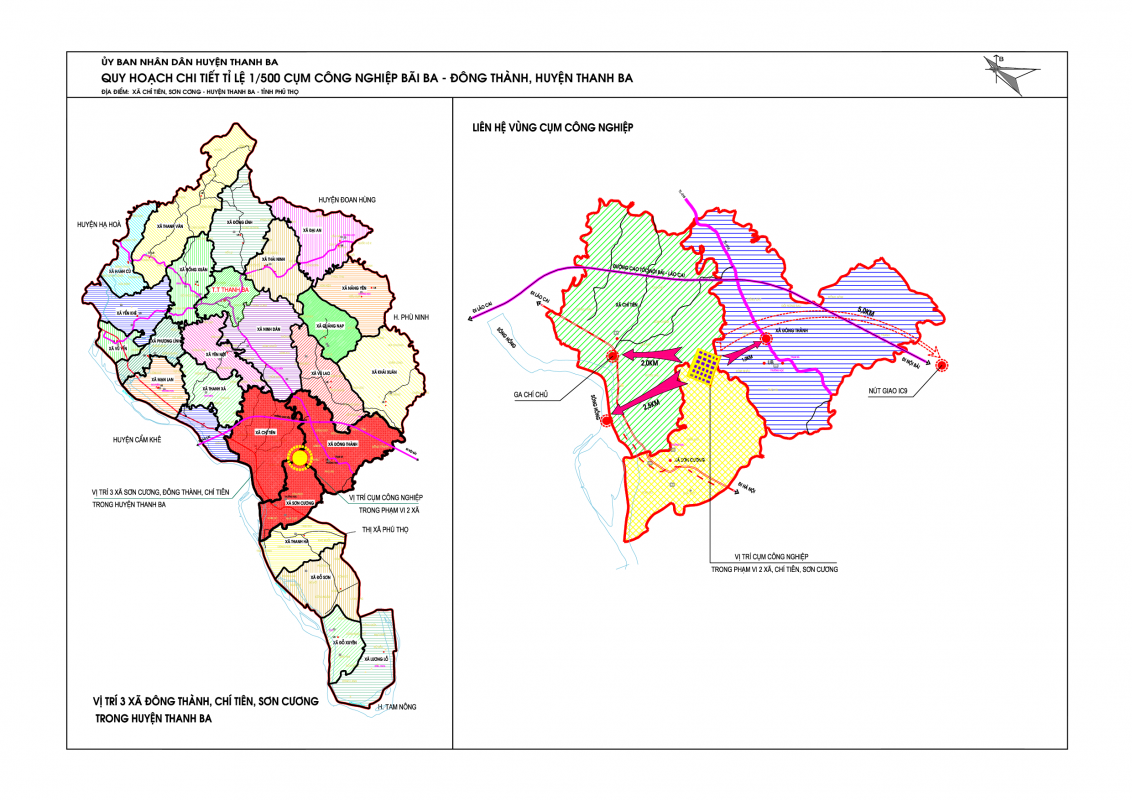 Vị trí chiến lược của Cụm Công nghiệp