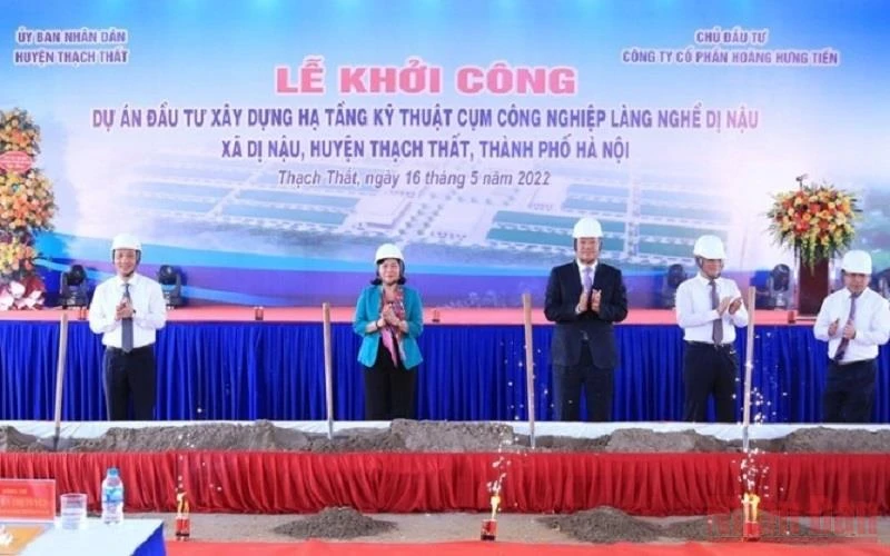 Khởi công cụm công nghiệp Dị Nậu