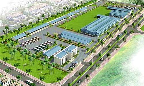 Hạ tầng kỹ thuật tại CCN Hợp Thịnh