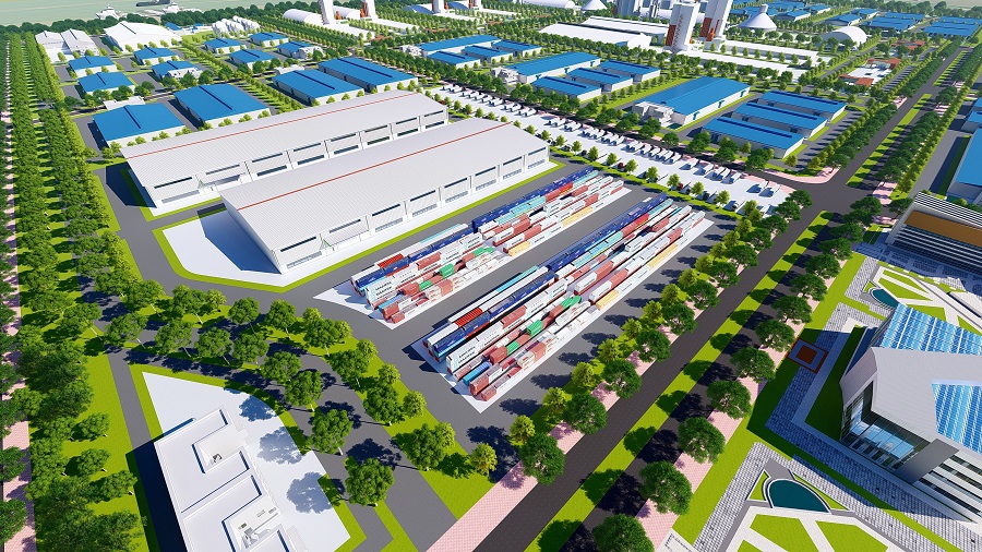 Hạ tầng kỹ thuật đồng bộ tại Khu Công nghiệp