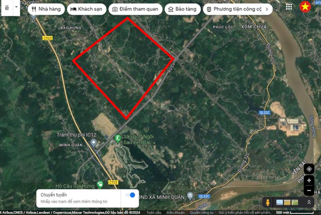 Vị trí liên kết vùng