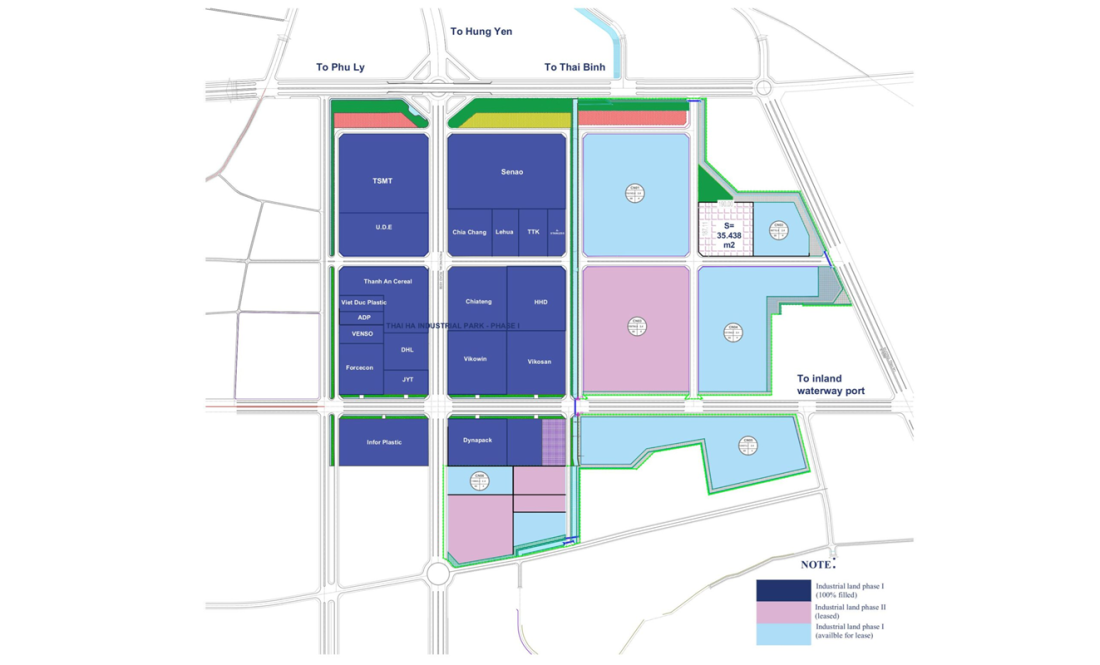 Hạ tầng kỹ thuật tại khu công nghiệp