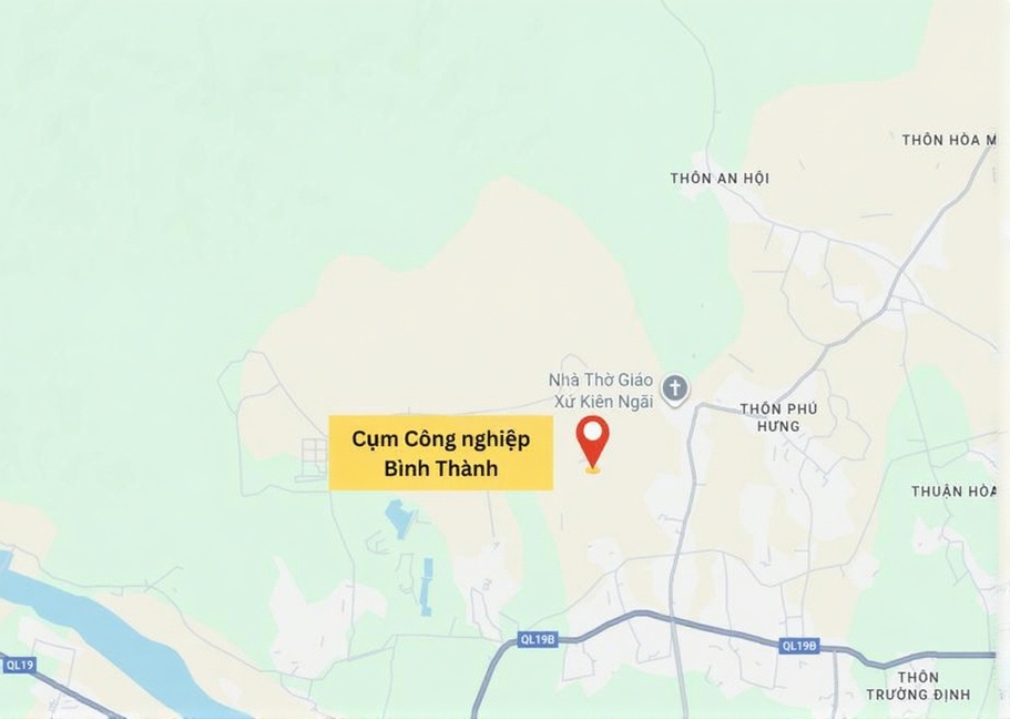 Vị trí và kết nối của Cụm Công nghiệp