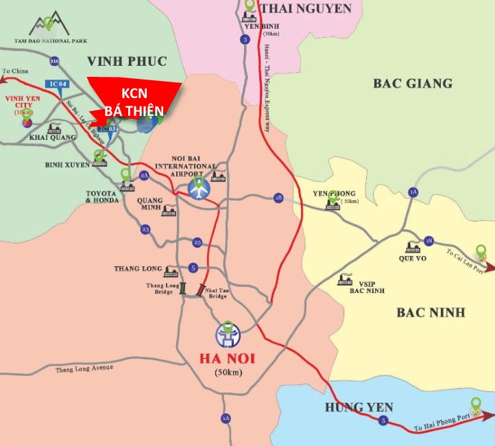 Vị trí chiến lược của KCN