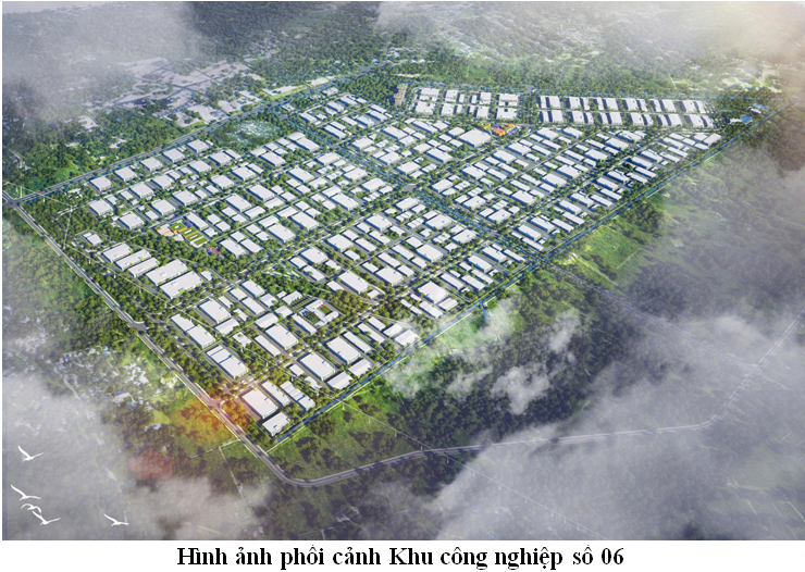 Ảnh phối cảnh Khu công nghiệp số 06