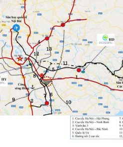 Bản đồ kết nối giao thông Khu công nghiệp Số 3