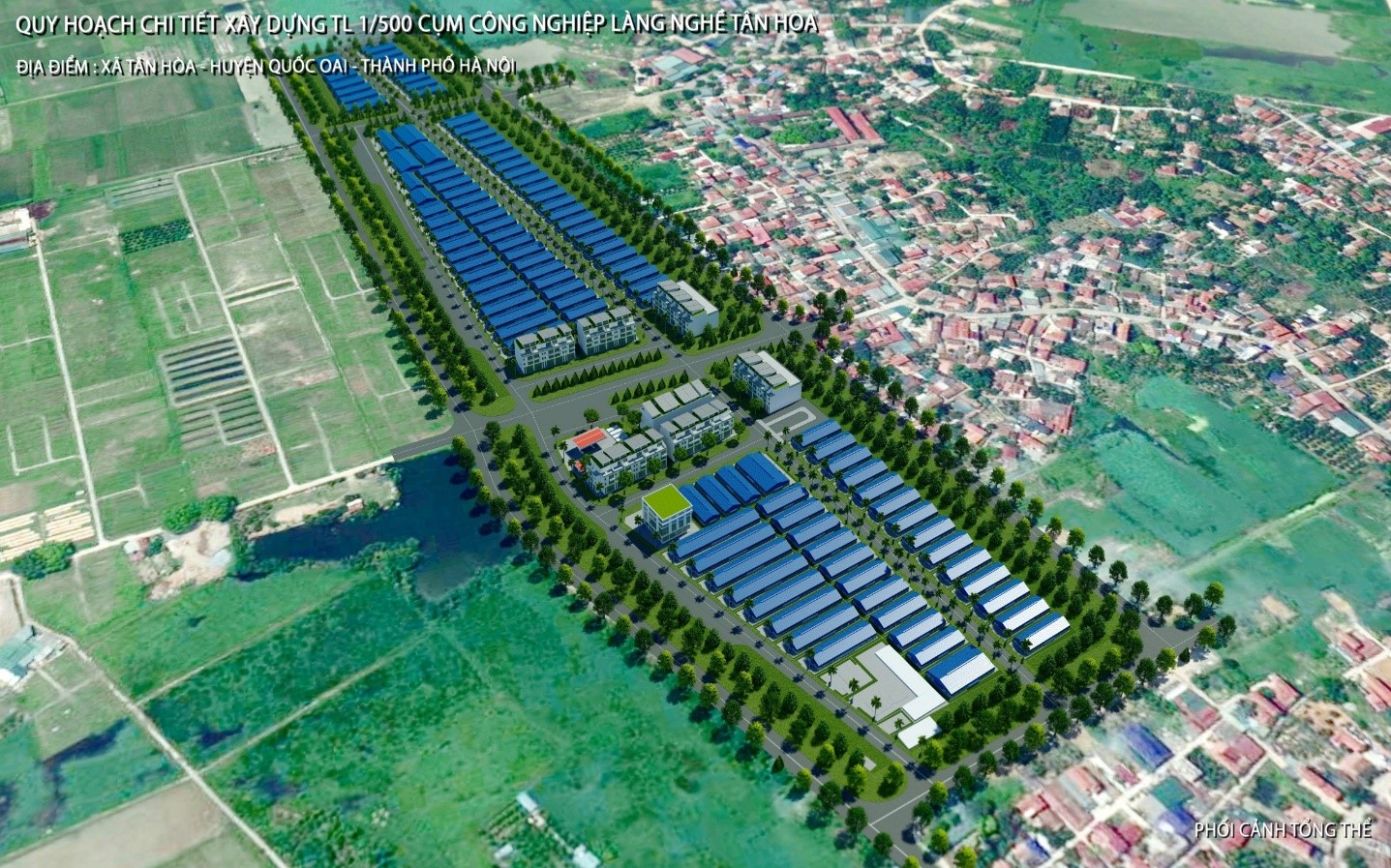 Cụm công nghiệp làng nghề Tân Hòa (phối cảnh)