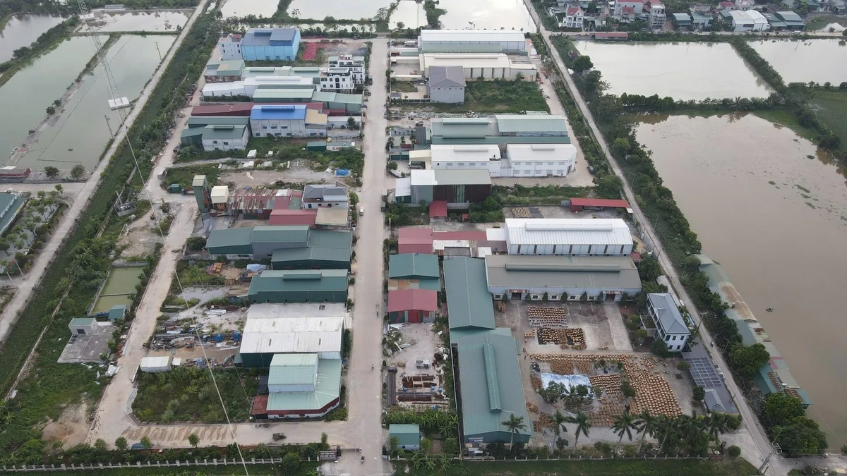 Hiện trạng cụm công nghiệp làng nghề Phú Túc