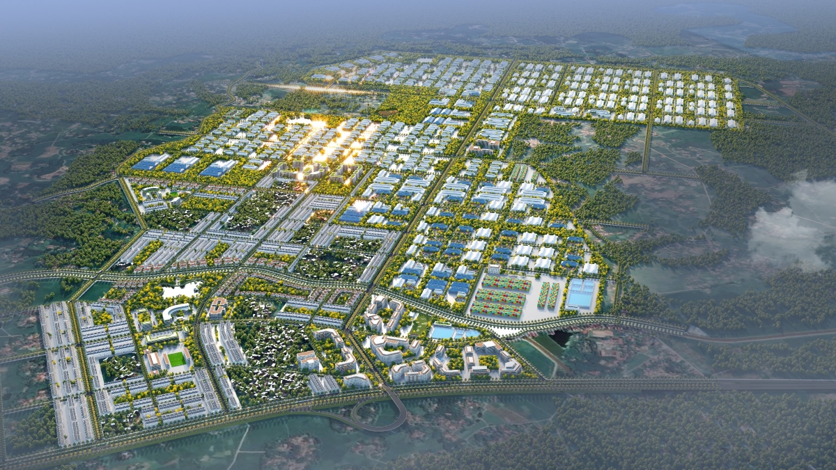 Khu công nghiệp Phú Bình mô phỏng
