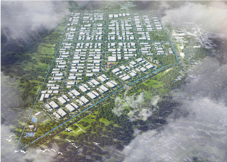 Phối cảnh Khu công nghiệp số 06