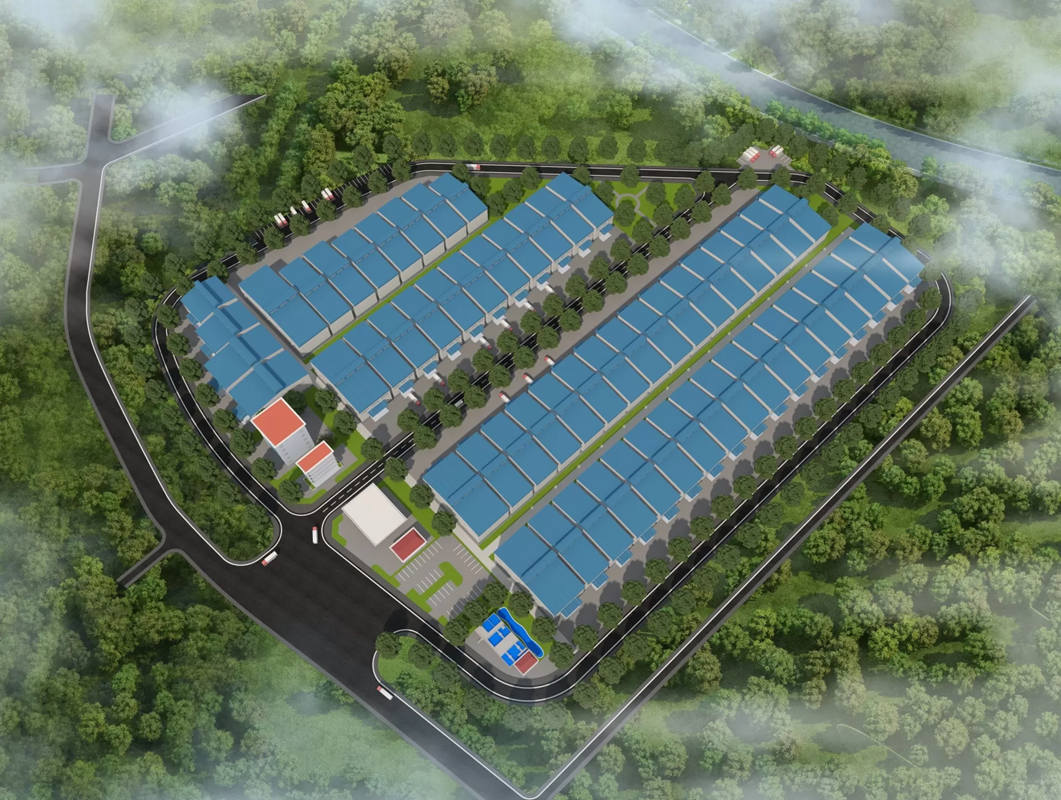 Phối cảnh cụm công nghiệp Nghĩa Hương