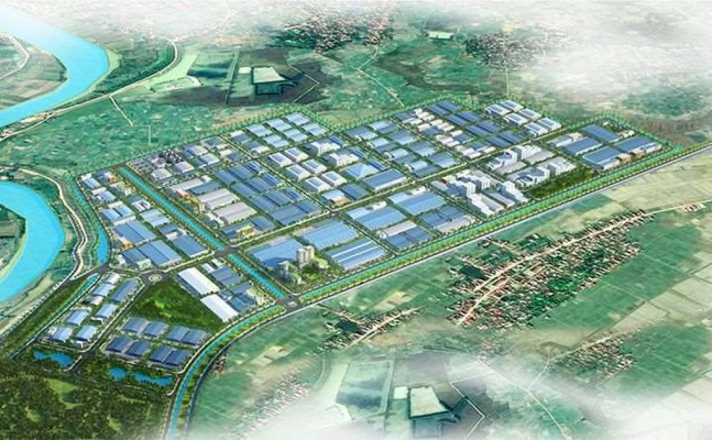 Phối cảnh khu công nghiệp Thái Hà giải đoạn 2