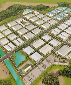 Phối cảnh tổng thể Khu công nghiệp Phúc Sơn Bắc Ninh