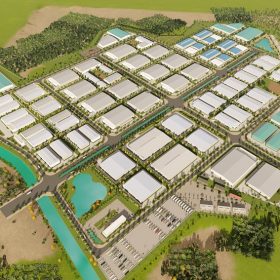 Phối cảnh tổng thể Khu công nghiệp Phúc Sơn Bắc Ninh