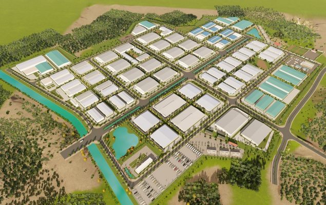 Phối cảnh tổng thể Khu công nghiệp Phúc Sơn Bắc Ninh