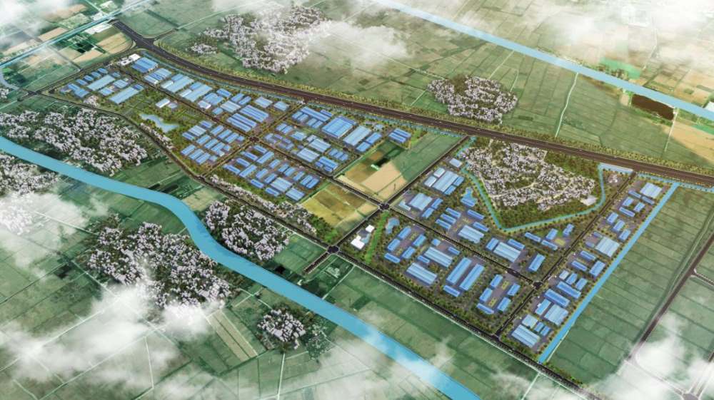 Phối cảnh tổng thể Khu công nghiệp Số 5