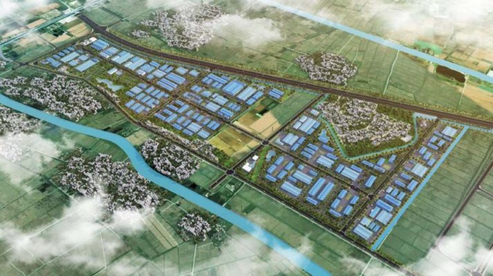 Phối cảnh tổng thể Khu công nghiệp Số 5