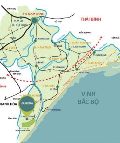 Vị trí Khu Công Nghiệp Dệt may Rạng Đông – Aurora IP