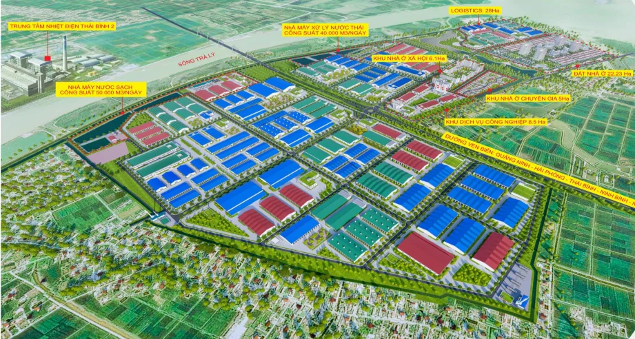 Vị trí địa lý Khu công nghiệp Hải Long