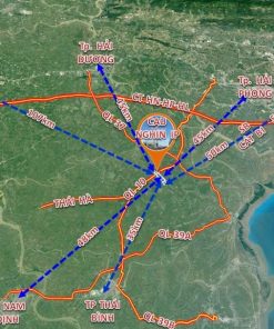 Vị trí dự án khu công nghiệp Cầu Nghìn