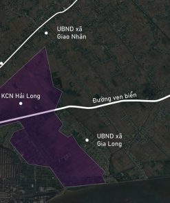 Vị trí quy hoạch KCN Hải Long (VSIP Nam Định) giai đoạn 1