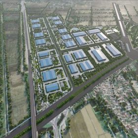 Phối cảnh cụm công nghiệp Yên Bằng