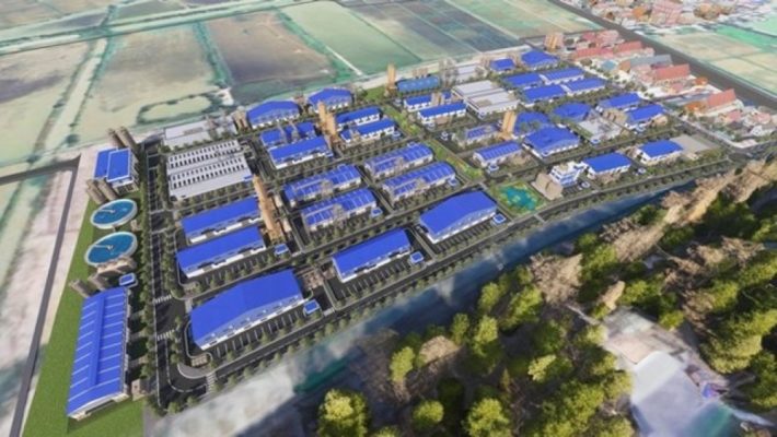 phối cảnh cụm công nghiệp làng nghề thạch xá (minh hoạ)