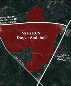 vị trí Khu công nghiệp Dược - Sinh học