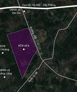 vị trí Khu công nghiệp số 06