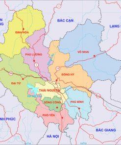 Vị trí tỉnh Thái Nguyên
