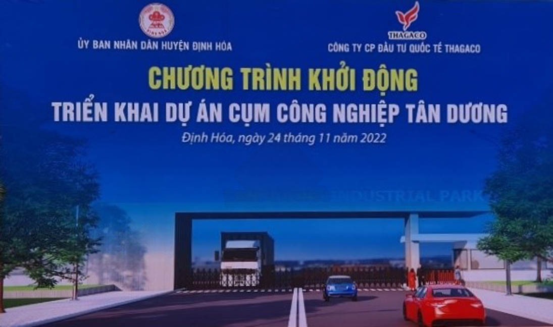 Chương trình khởi công Cụm Công nghiệp Tân Dương