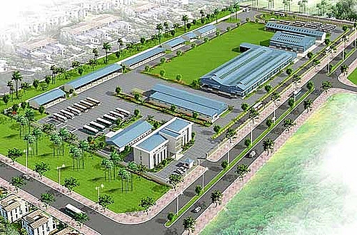 Cụm công nghiệp Hồng Phúc mô phỏng