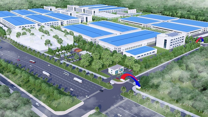 Cụm công nghiệp Thạch Khôi - Gia Xuyên mô phỏng