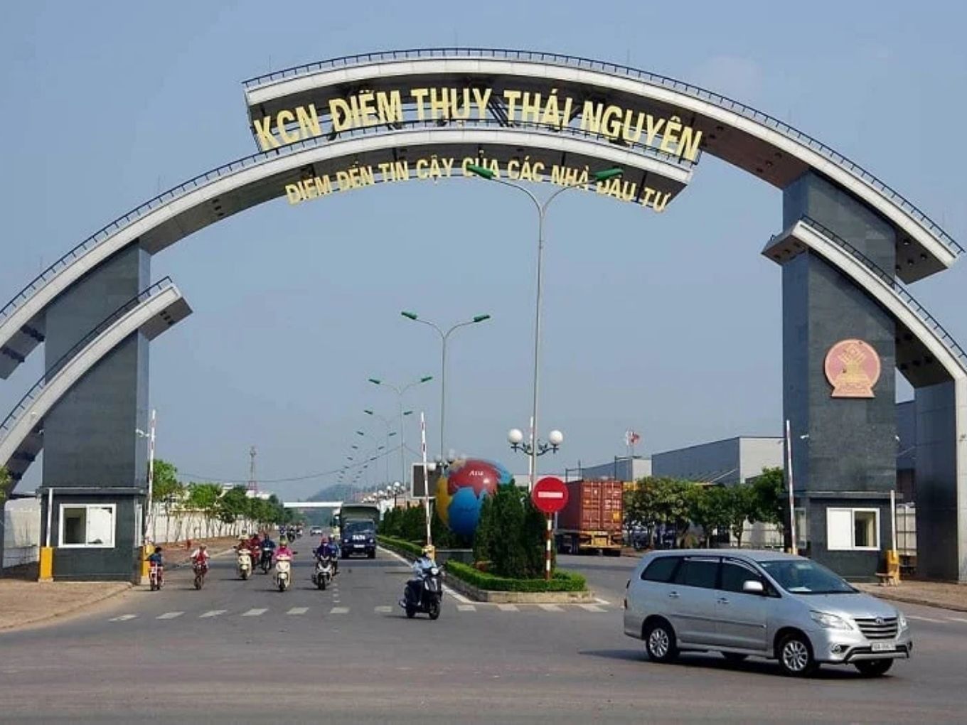 Hình ảnh thực tế Khu công nghiệp Điềm Thụy B