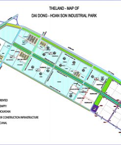 Mặt bằng sử dụng đất Khu công nghiệp Đại Đồng - Hoàn Sơn Bắc Ninh