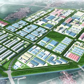 Minh hoạ Cụm công nghiệp Khoái Châu Hưng Yên