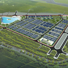 Phối cảnh Cụm công nghiệp Dị Chế Hưng Yên minh hoạ