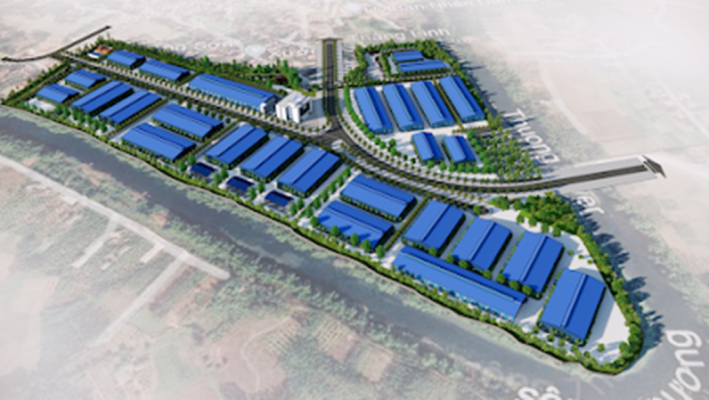 Phối cảnh Cụm công nghiệp Đông Sơn Bắc Ninh