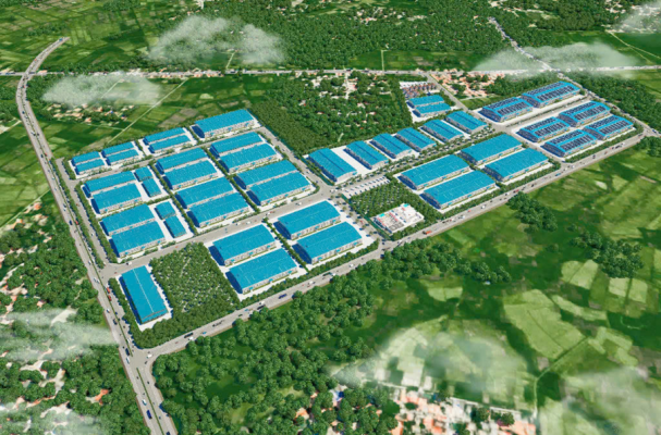Phối cảnh Cụm công nghiệp FECON IP Hiệp Hòa Bắc Ninh