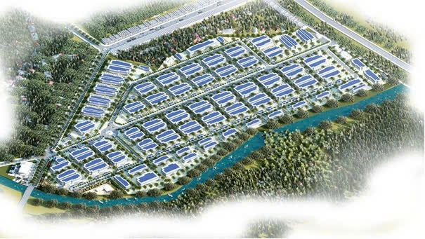Phối cảnh Dự án Cụm công nghiệp Quân Chu
