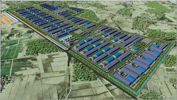 Phối cảnh Khu công nghiệp Đức Giang Bắc Ninh