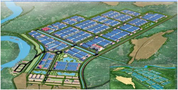 Phối cảnh Khu công nghiệp Song Khê – Nội Hoàng Bắc Ninh