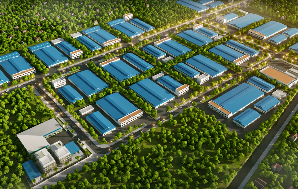 Phối cảnh cụm công nghiệp Ngô Quyền