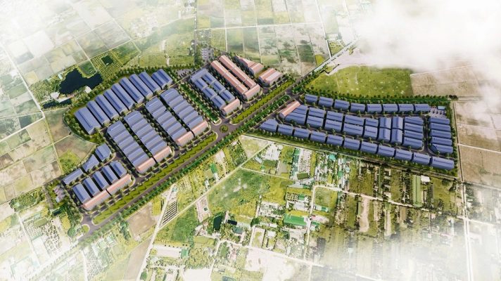 Phối cảnh cụm công nghiệp làng nghề Ngọc Mỹ - Thạch Thán