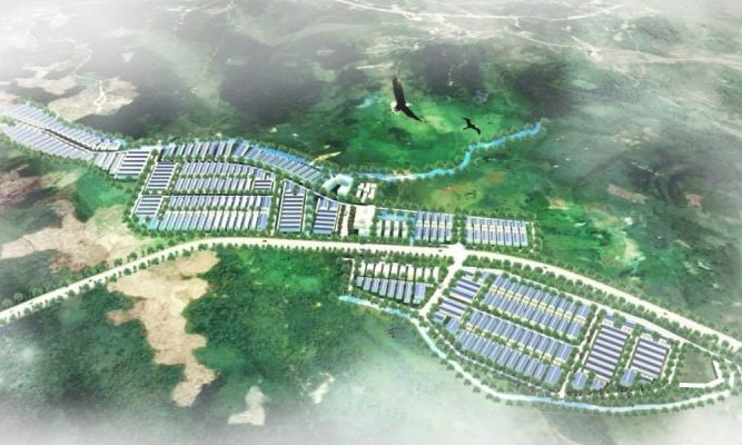 Phối cảnh dự án Cụm công nghiệp Quảng Chu Thái NGuyên