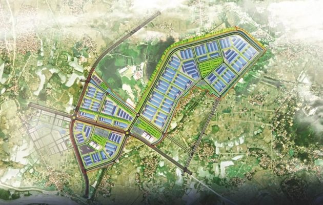 Phối cảnh tổng thể Khu công nghiệp Hòa Yên Bắc Ninh