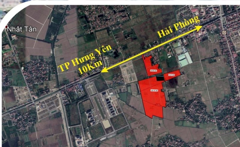 Ranh giới và kết nối liên vùng của Cụm công nghiệp Dị Chế Hưng Yên