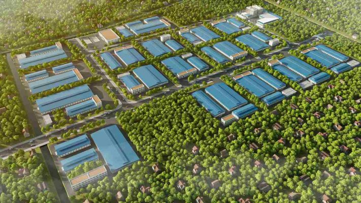 Cụm công nghiệp Phượng Sơn Bắc Ninh mô phỏng